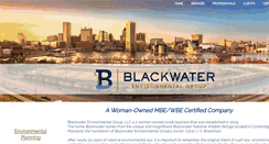 Desktop Screenshot of blackwaterenvironmentalgroup.com